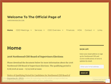 Tablet Screenshot of northwoodcdd.com
